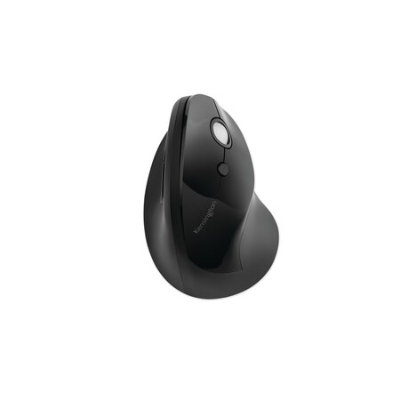Kensington Pro Fit Ergo Vertical Wireless Mouse, 2.4 GHz Frequency, Right, Black K75501WW